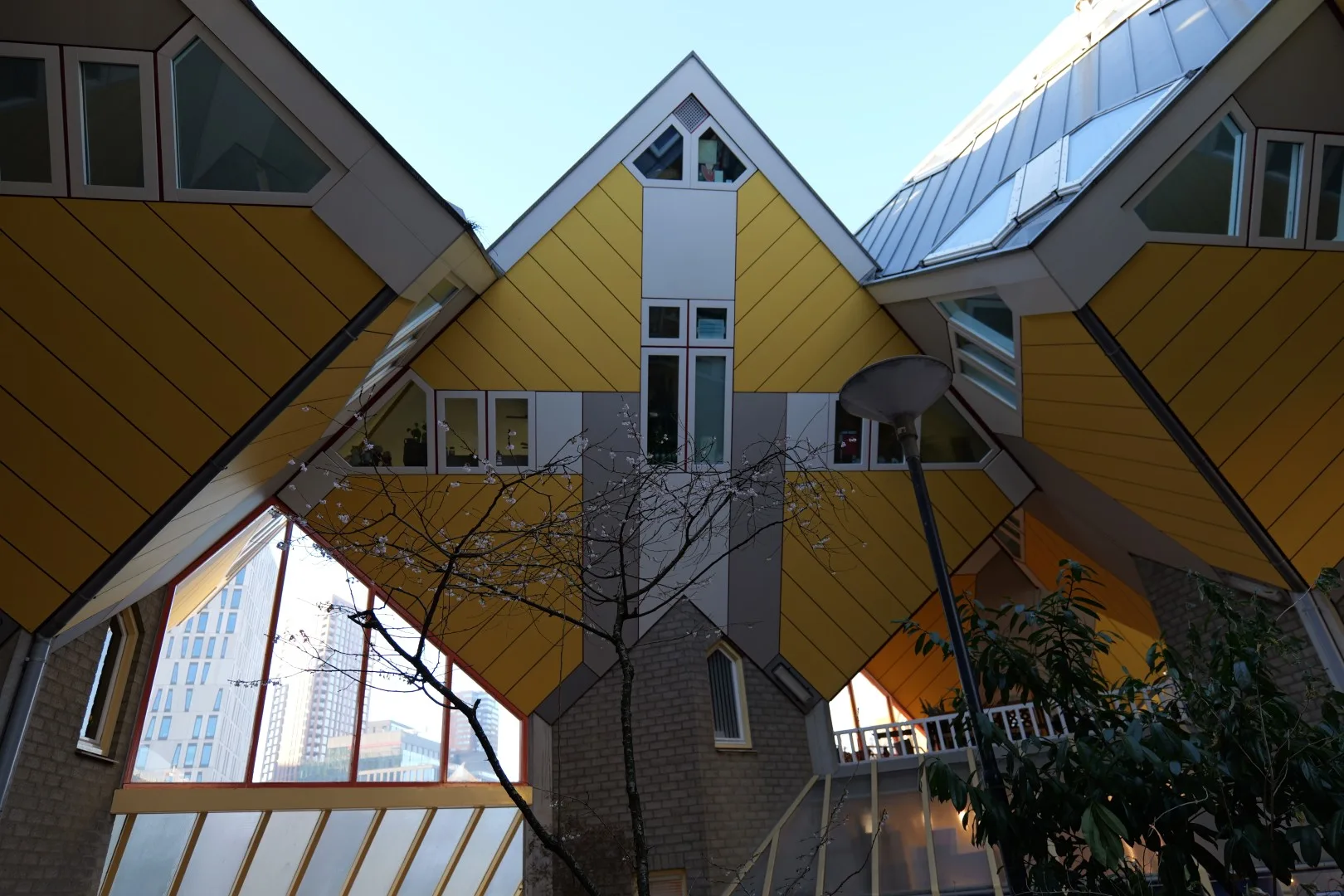 Die schrägen Kubushäuser in Rotterdam - ein architektonisches Experiment.
