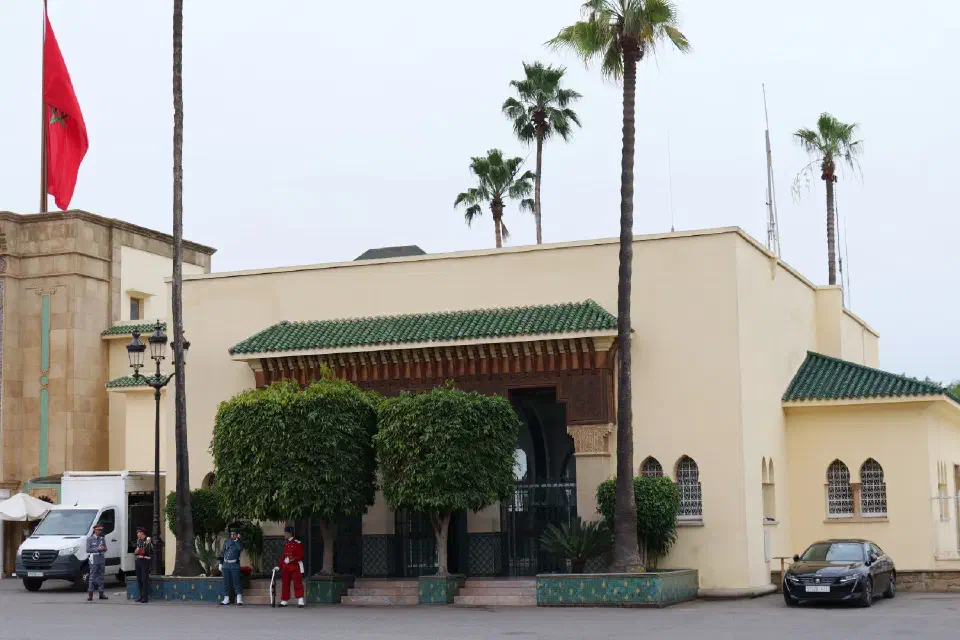 Wachen vor dem Königspalast in Rabat.