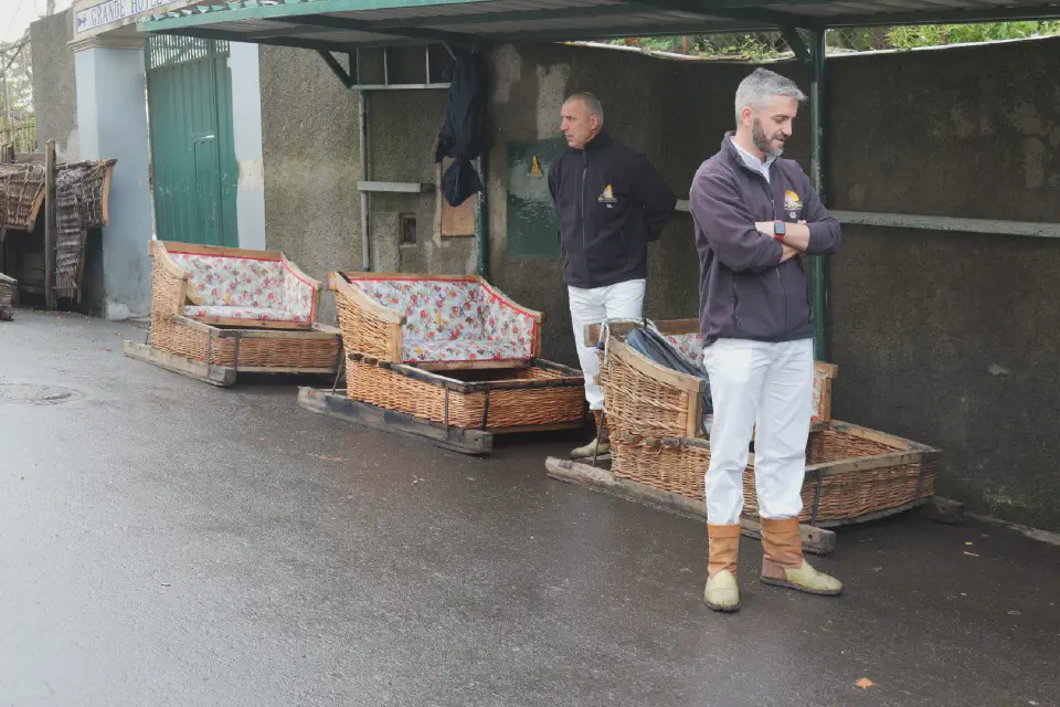 Die traditionellen Korbschlitten von Monte - seit dem 19. Jahrhundert ein besonderes Erlebnis auf Madeira.