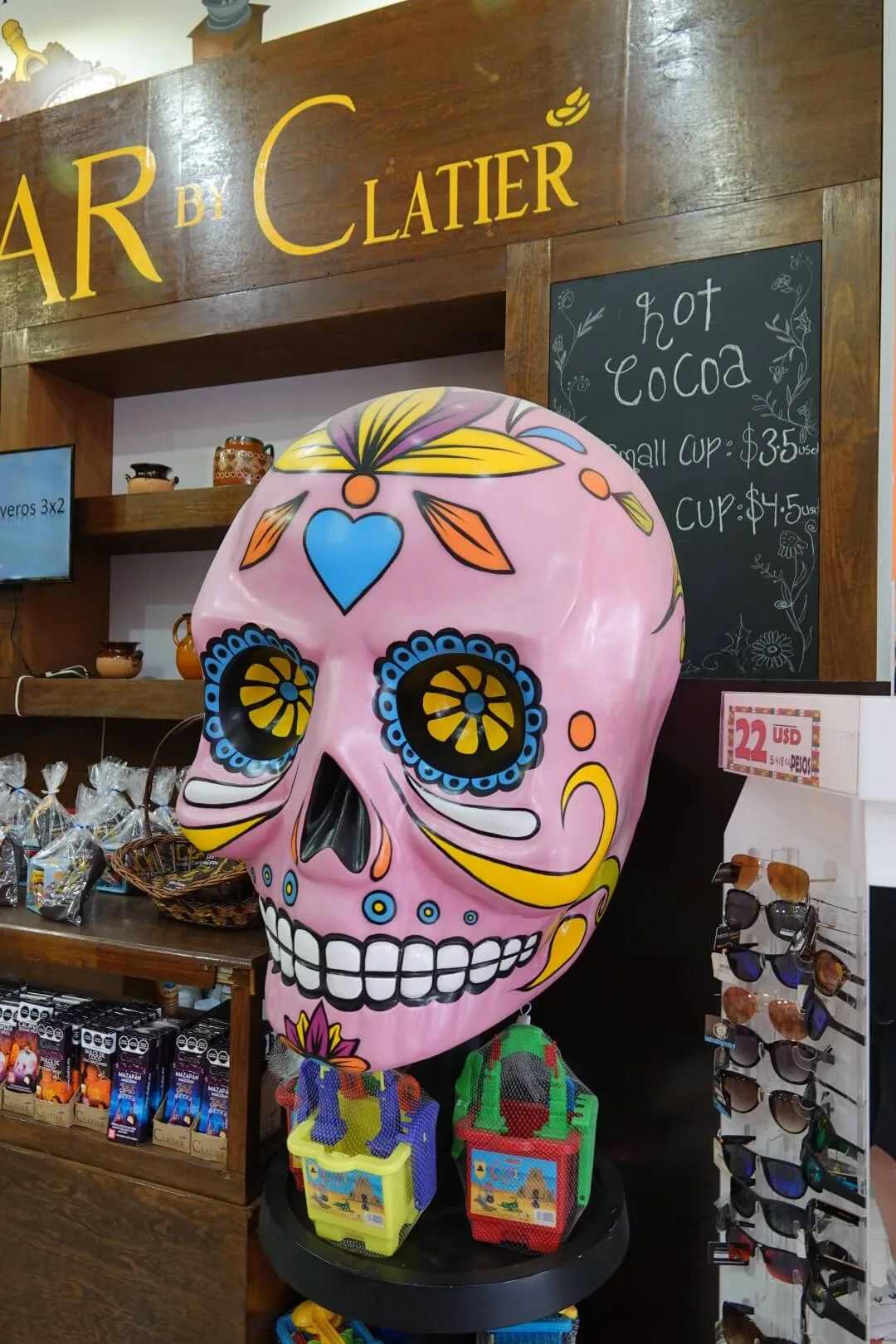 Der typische mexikanische Totenkopf.