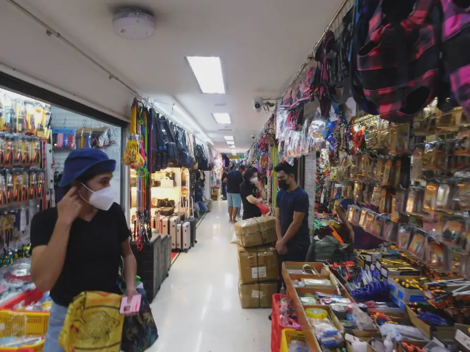 Ein Blick in die Shopping Mall.