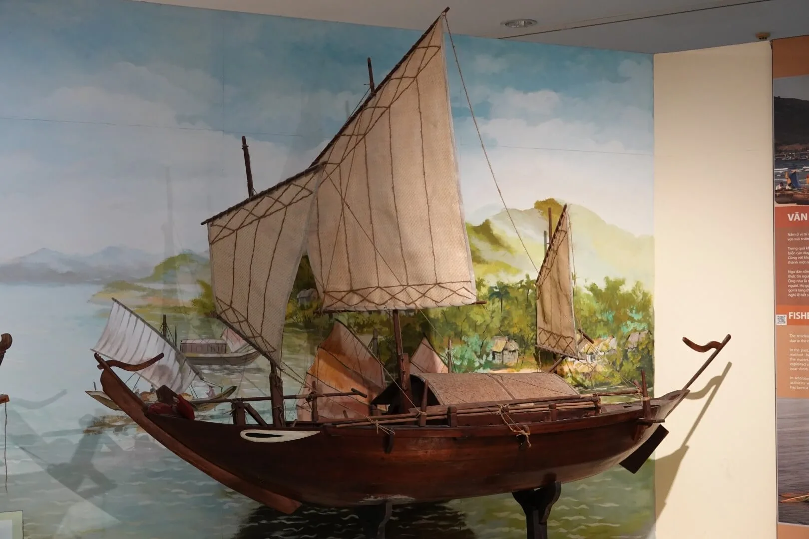 Ein Ausstellungsstück im Museum von Da Nang.
