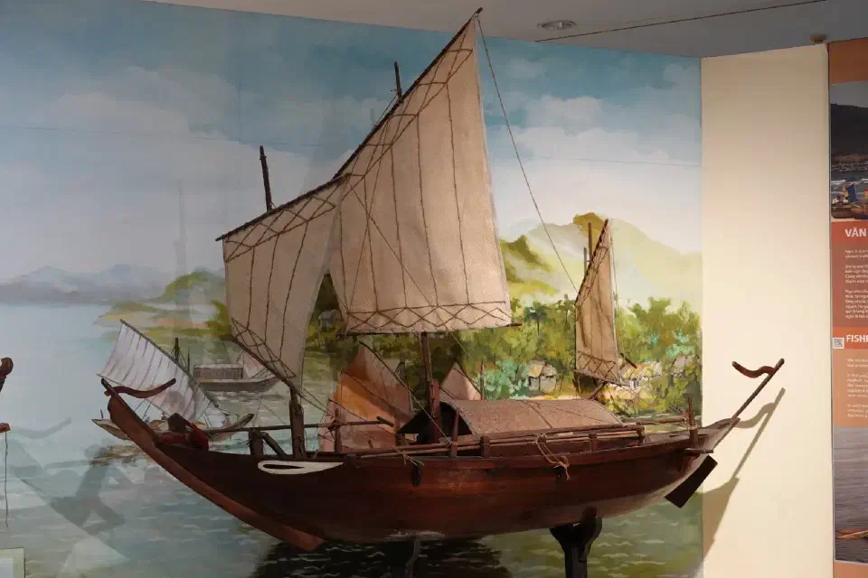 Ein Ausstellungsstück im Museum von Da Nang.