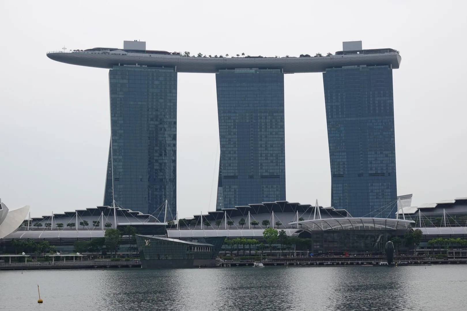 Das ikonische Marina Bay Sands Hotel.