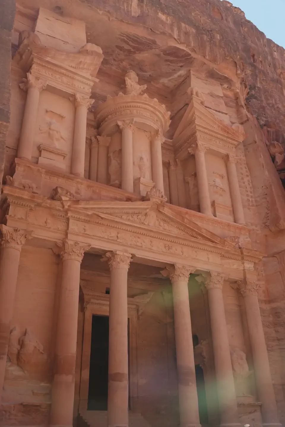 Das berühmte Schatzhaus in Petra.