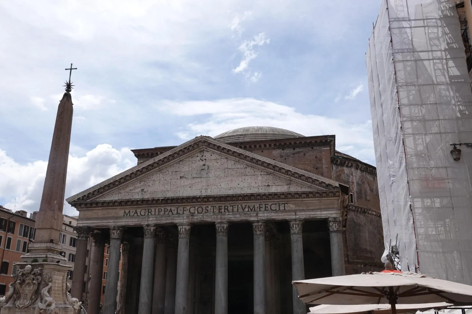 Ein Blick auf das bekannte Pantheon."