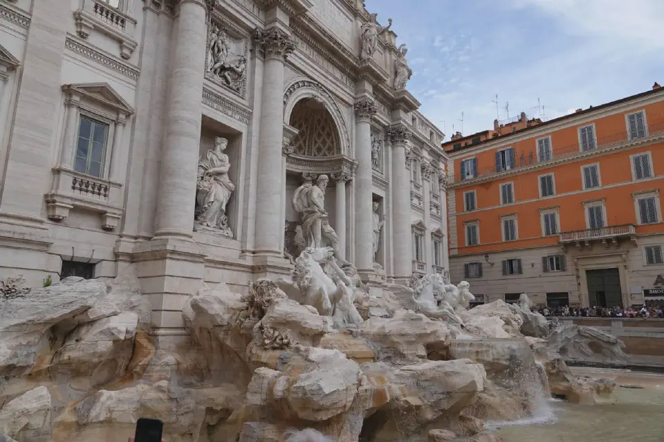 Der berühmte Trevi-Brunnen.