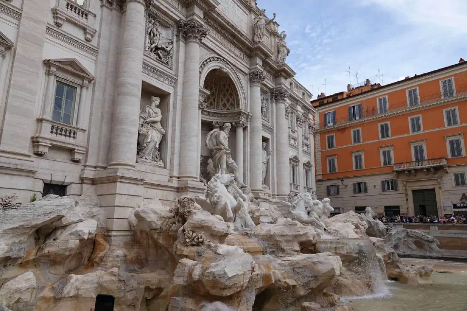 Der berühmte Trevi-Brunnen.